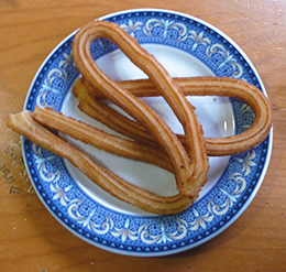 Tres churros.