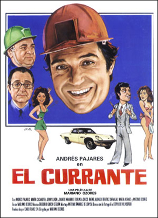 Cartel de la infame película El currante.