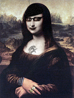 Mona Lisa en plan emo.